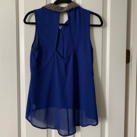 Cute Royal Blue Top - Picture 2 of 3